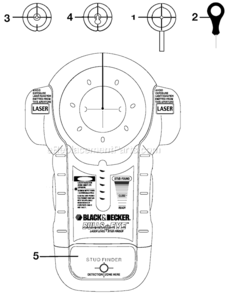 Part Location Diagram of 581073-00 DeWALT KeyHole Insert